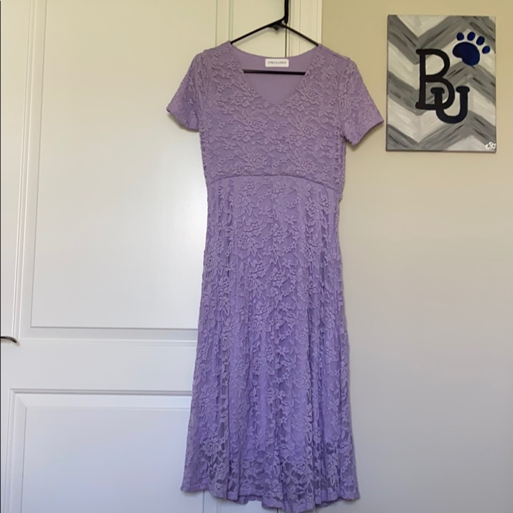 Lilac Lace Dress